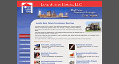 Desktop Screenshot of loveaustinhomes.com